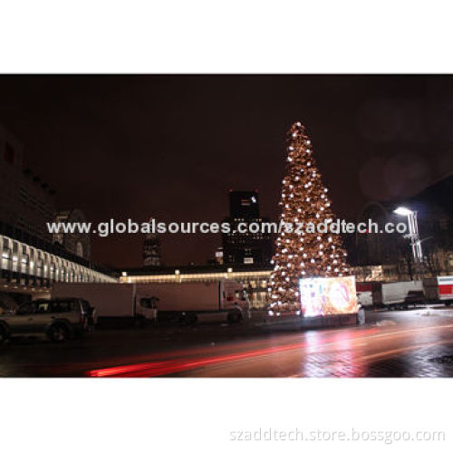 P10mm Outdoor LED Display Screen in Poland, Sized 2m x 3m
